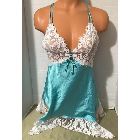 Vintage Victoria’s Secret silky satin slip y2k chemise negligee nightgown SM - Picture 6 of 12